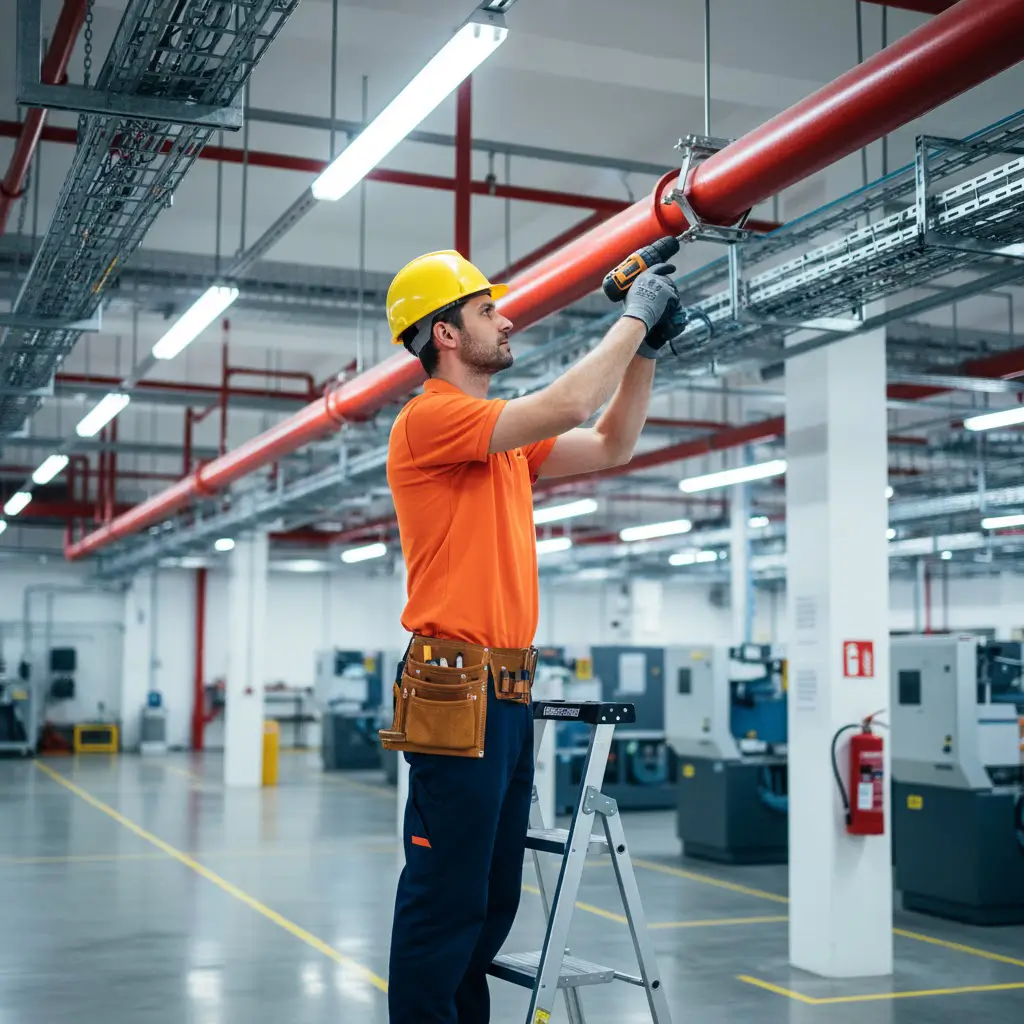 Sistema de combate a incêndio instalado pela Nacional Fire