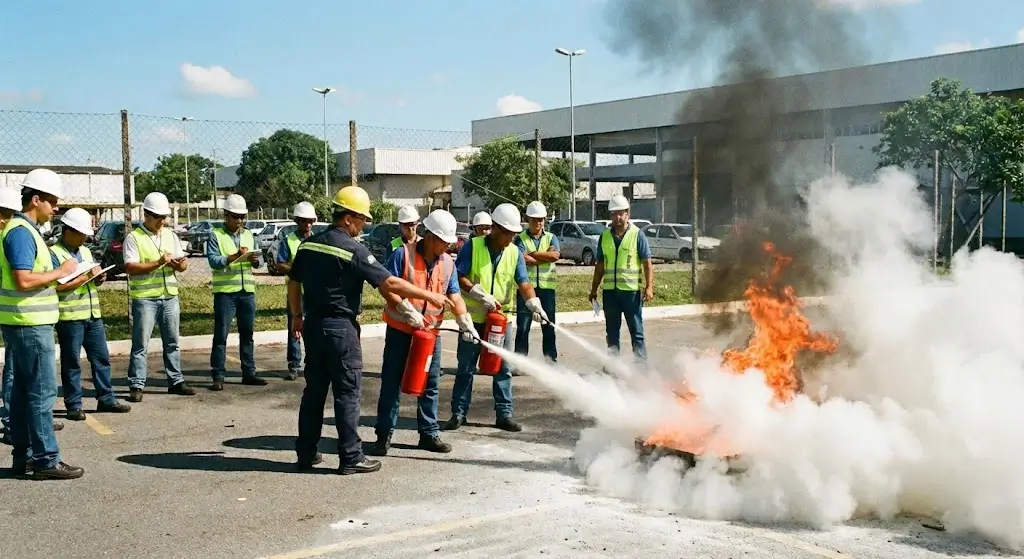 Treinamento de Brigada de Incêndio Nacional Fire