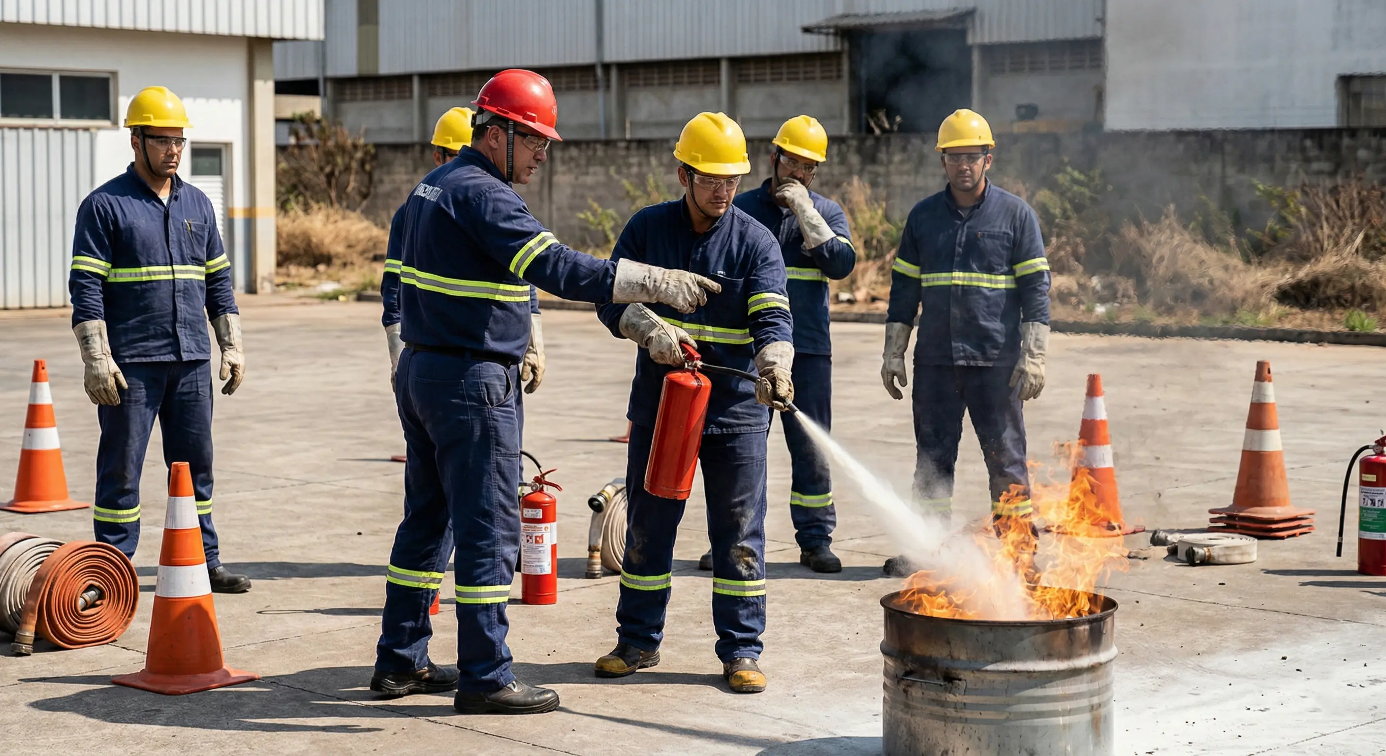 Treinamento e formação de Brigada de Incêndio