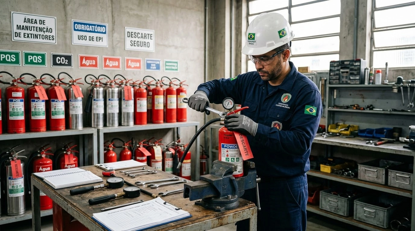 Descarte de Extintores de Incêndio: Procedimentos e Normas