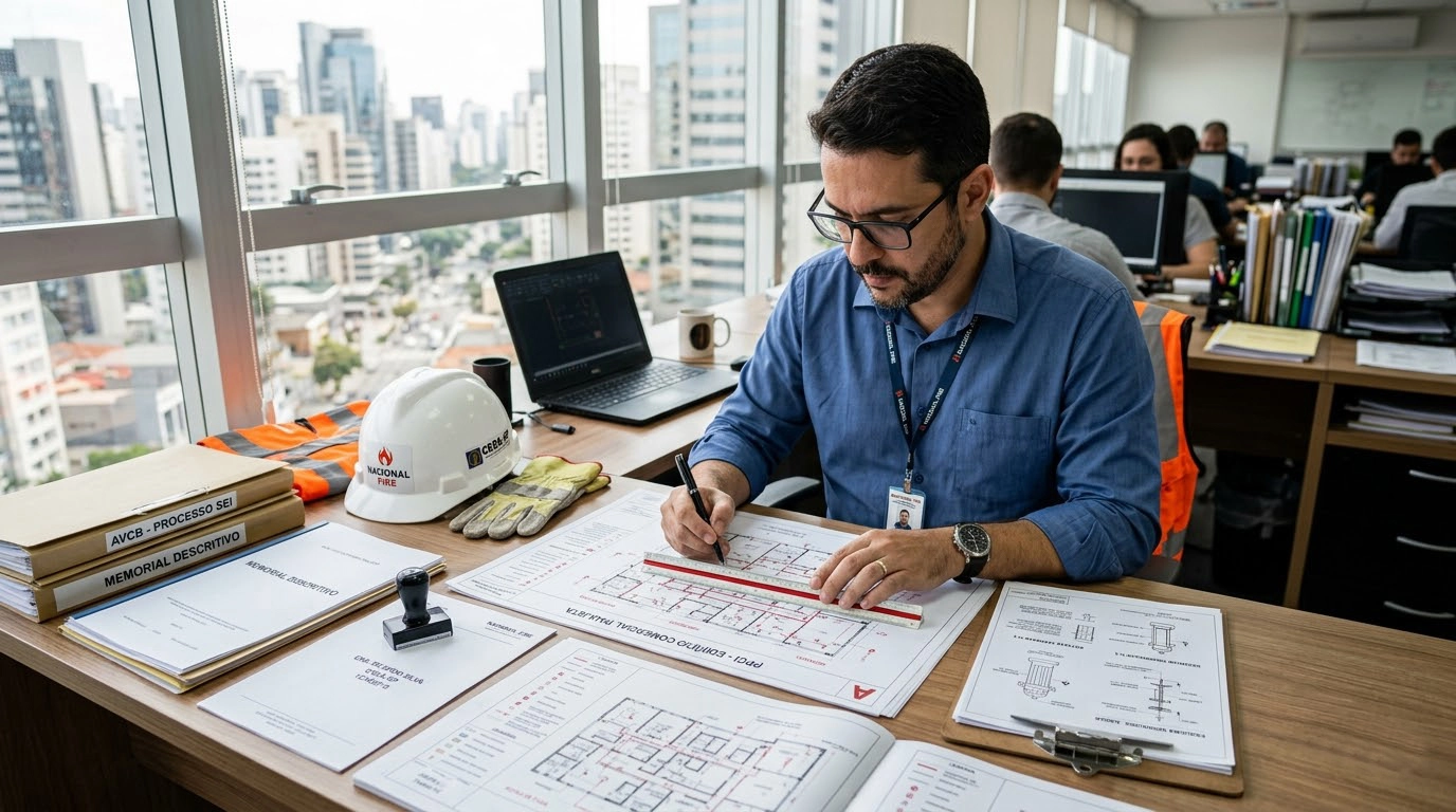 Documentos para AVCB e Aprovação Técnica