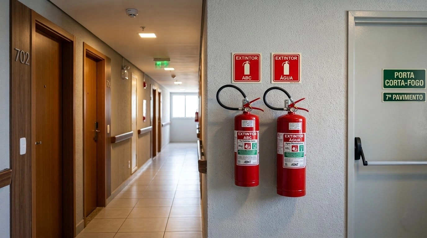 Extintores em condomínios