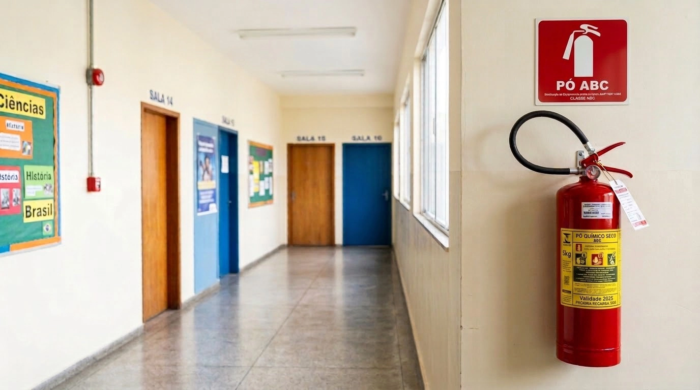 Miniatura do artigo: Extintores em Escolas: Critérios Técnicos para Proteção Inicial Contra Incêndios