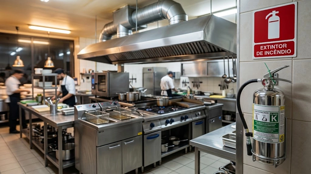 Extintores em Restaurantes