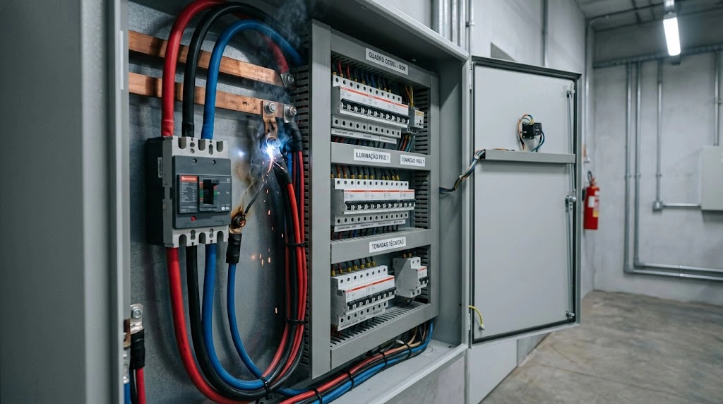 Incêndios por curto-circuito em instalações elétricas